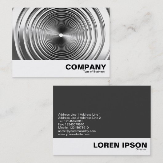 ロング春B&W 名刺 (正面/裏面)