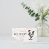 ロング素朴スターファームウッドの名刺 名刺 (スタンド正面)