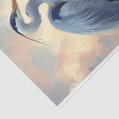 ロング髪ヘロンのデコパージュ 薄葉紙 (詳細)