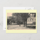 ロング・アイランドNYヴィンテージ、サヴィル島のメイン・セント ポストカード (正面/裏面)