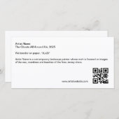 ロング・アーティスト・サイン・ギャラリー・プラークQRコード シーズンカード (正面/裏面)