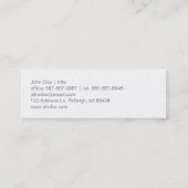 ロング・シューファー スキニー名刺 (裏面)