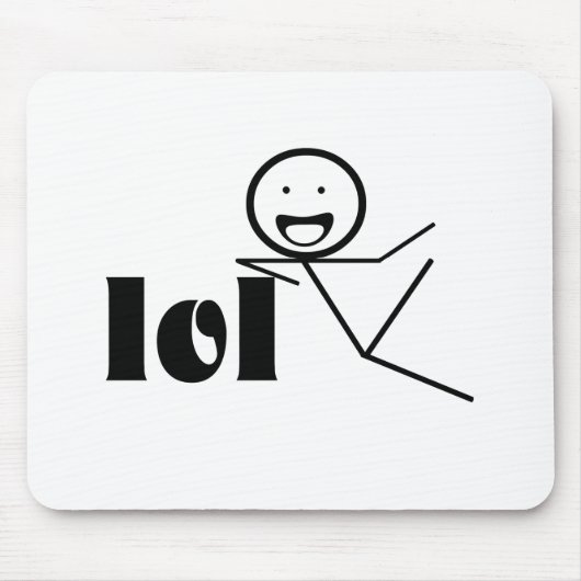 ロング・スティック・マン マウスパッド (正面)