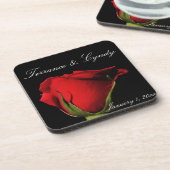ロング・ステムレッド・ローズパーソナル コースター (左側)