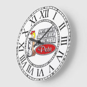 ロング·ノーズ·ピート ラージ壁時計 (傾斜)