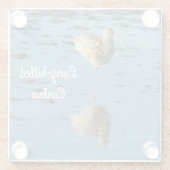 ロング・バング・カール ガラスコースター (裏面)