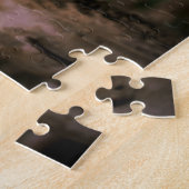 ロング&フォレスト背景コテージ自然の風景 ジグソーパズル (側面)