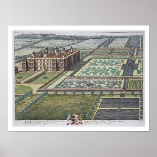 ロング・レートはヨハネス・キップが刻んだ(c.1652-1722) ポスター (正面)