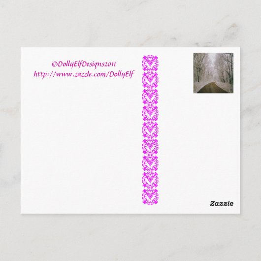 『ロング・ロード』 ポストカード (裏面)