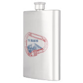 ロンズピークダイヤモンドロック登山カラビナー フラスク (左)