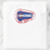 ロンズピーク登山カラビナー 楕円形シール (バッグ)