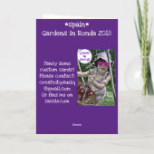 ロンダの庭園 カード (裏面)