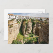 ロンダ。キャニオン。町。人々。 ポストカード (正面/裏面)