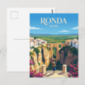 ロンダ スペイン ポストカード (正面/裏面)