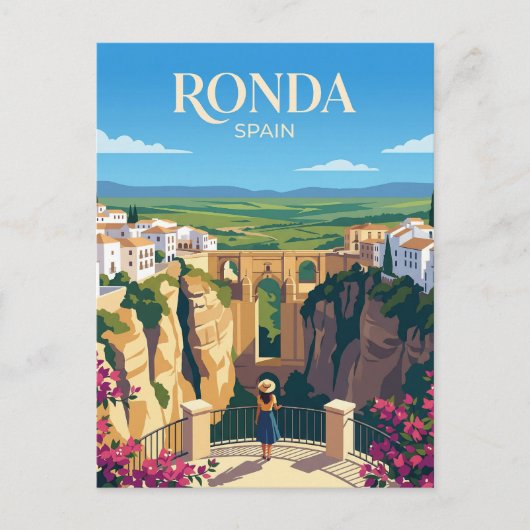 ロンダ スペイン ポストカード (正面)