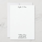 ロントルレガルグラム王室の赤面ピンク結婚ズ 招待状 (裏面)