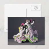 ロントンホールグループ、ヤギと2つのパッティ、c.1755 ポストカード (正面/裏面)