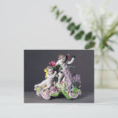 ロントンホールグループ、ヤギと2つのパッティ、c.1755 ポストカード (スタンド正面)