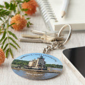 ロンドウクリークライトハウスニューヨークキーチェーン キーホルダー (側面)