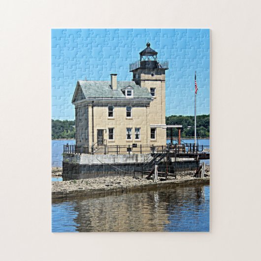 ロンドウクリークライトハウスニューヨーク ジグソーパズル (縦)