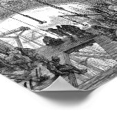 ロンドビクトリアンン – ザテムズ倉庫 ポスター (角)