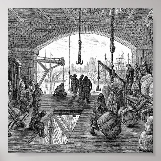 ロンドビクトリアンン – ザテムズ倉庫 ポスター (正面)