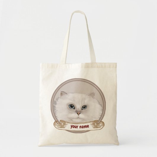 ロンドペルシャ猫 トートバッグ (正面)