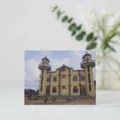 ロンドポイント付近のモスク安宅、ポルトノボ、ベニ ポストカード (スタンド正面)