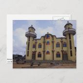 ロンドポイント付近のモスク安宅、ポルトノボ、ベニ ポストカード (正面/裏面)