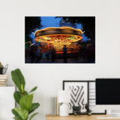 ロンドメリーンの夜のゴーラウンド ポスター (ホームオフィス)