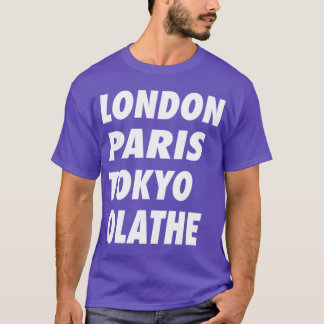ロンドンおもしろいパリ東京オラテデザイン Tシャツ