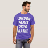 ロンドンおもしろいパリ東京オラテデザイン Tシャツ (正面フル)