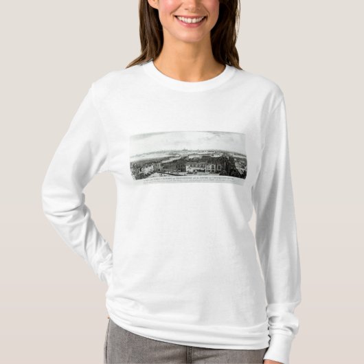 ロンドンおよびウエストミンスター市の眺め Tシャツ (正面)