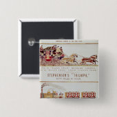 「ロンドンおよびヨーク」の王室のな郵便車 缶バッジ (正面&裏面)