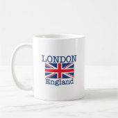 ロンドンおよび英国国旗 コーヒーマグカップ (左)