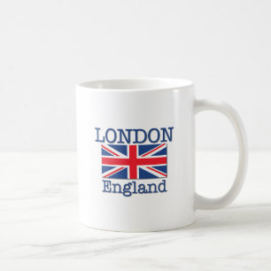 ロンドンおよび英国国旗 コーヒーマグカップ