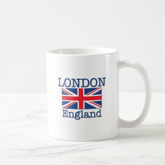 ロンドンおよび英国国旗 コーヒーマグカップ (右)