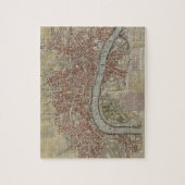 ロンドンおよびWの都市の新しく、厳密な計画 ジグソーパズル (縦)