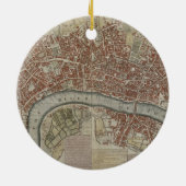 ロンドンおよびWの都市の新しく、厳密な計画 セラミックオーナメント (裏面)