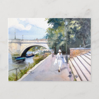 ロンドンからのリッチモンド・アポン・テムズ紙 ポストカード