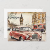 ロンドンからの挨拶 シーズンポストカード (正面/裏面)