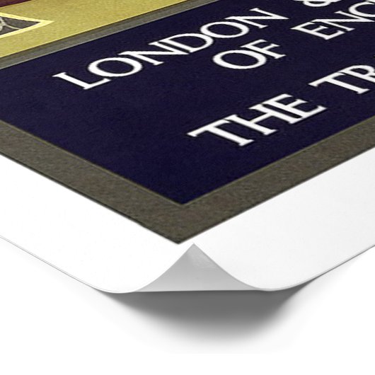 ロンドンからスコットランドヴィンテージ旅行 ポスター (角)