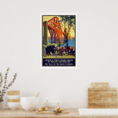 ロンドンからスコットランドヴィンテージ旅行 ポスター (キッチン)