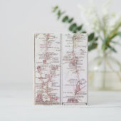 ロンドンから出るグレート・ノース・ロード、1790年7月1日 ポストカード (スタンド正面)