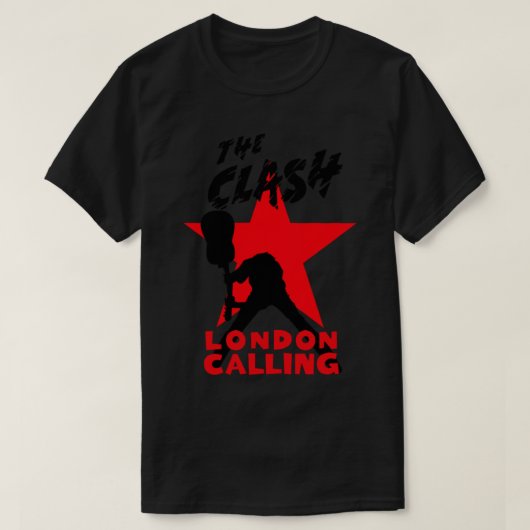 ロンドンがクラッシュTシャツを呼び出す Tシャツ (デザイン正面)