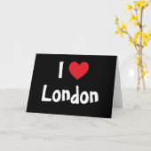 ロンドンが大好き カード (黄色い花)