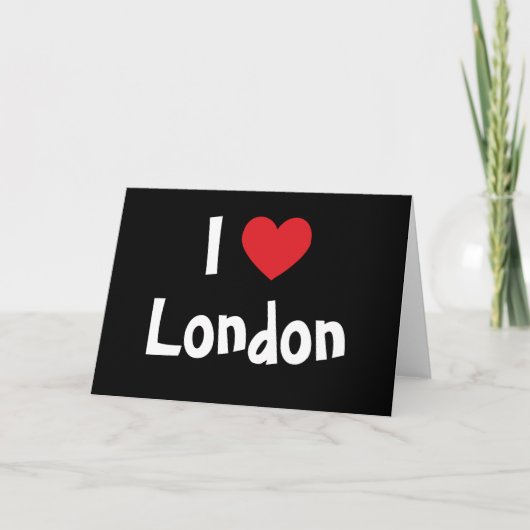 ロンドンが大好き カード (正面)