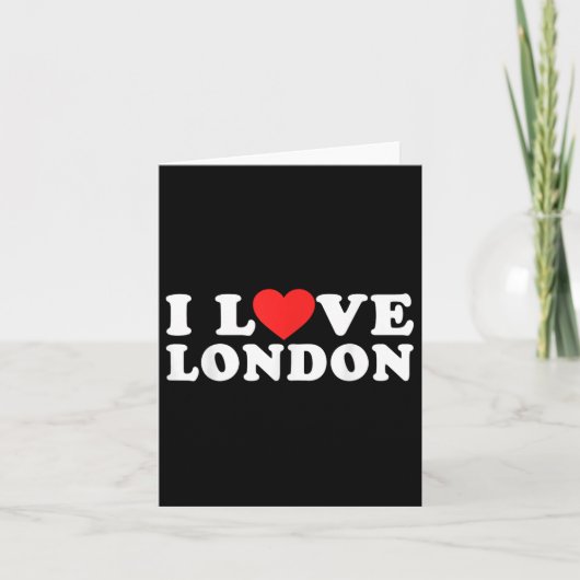 ロンドンが大好き カード (正面)