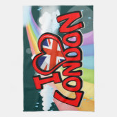 ロンドンが大好き キッチンタオル (縦)