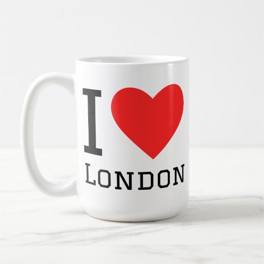 ロンドンが大好き コーヒーマグカップ (左)